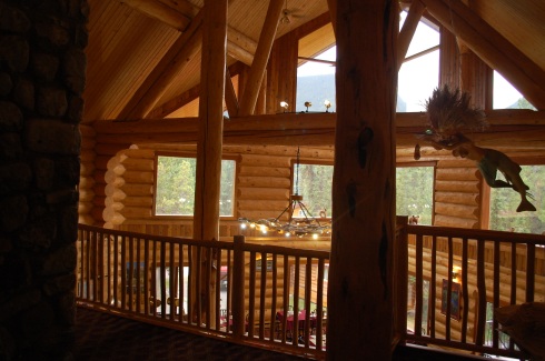 Upstairs hall, Northern Rockies Lodge